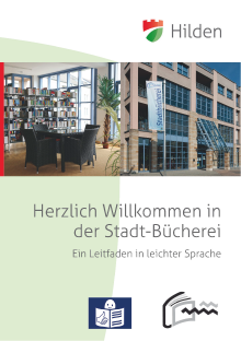 Stadt Hilden | Info-Broschüre zur Stadt-Bücherei in leichter Sprache [PDF]