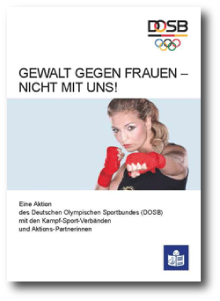 Faltblatt 'Gewalt gegen Frauen - Nicht mit uns!' in leichter Sprache