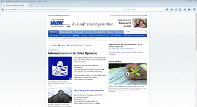 Internet-Seite www.vdk.de/nrw